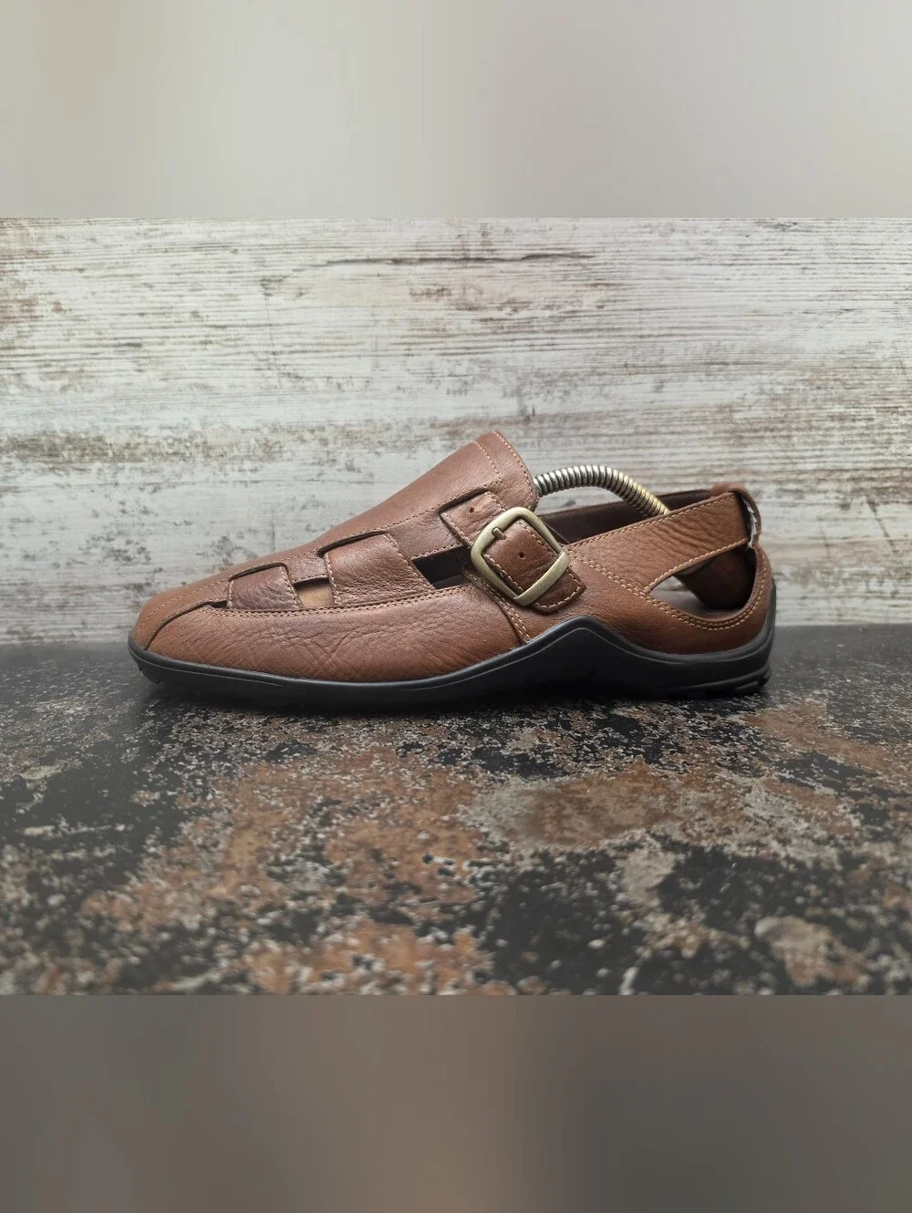 Mens Cole Haan Macao Fisherman Ventilated Loafers Sandals Shoes Sz 7.5 C04531